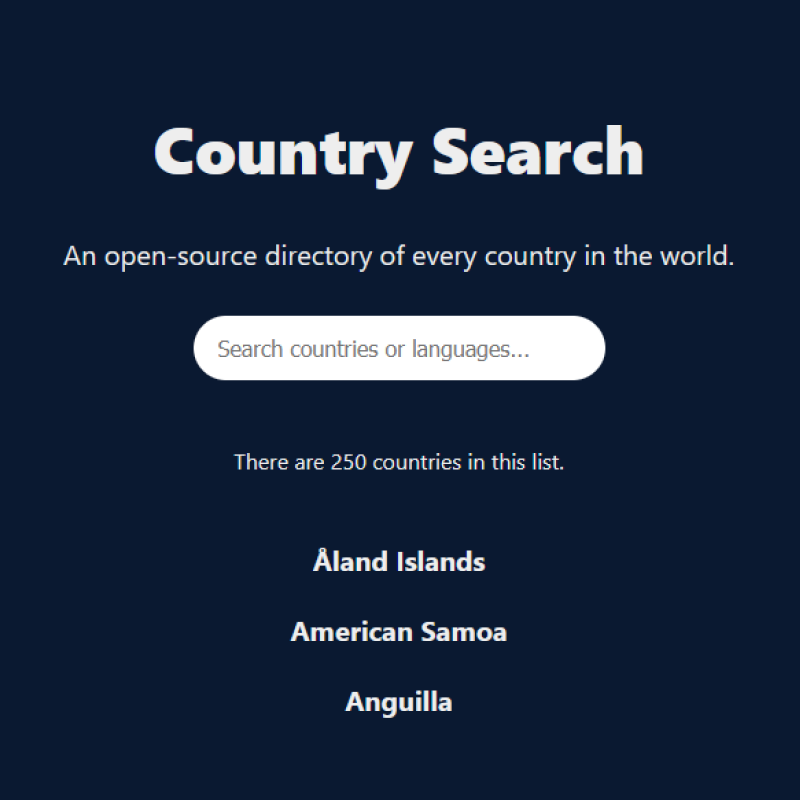 Country Search Thumbnail